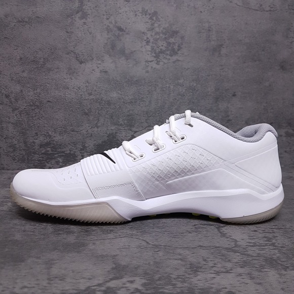 NIKE Alpha Menace Turf Low Training Shoes Mens Size 15 White AQ8129-101 - Picture 2 of 7